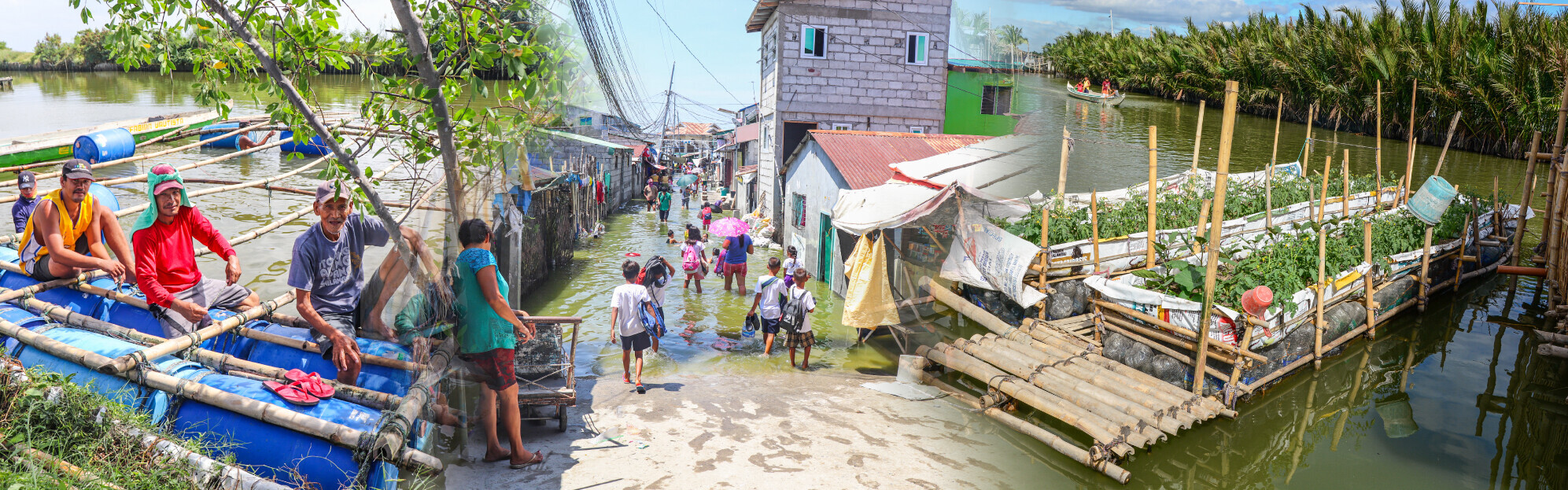 Das Hilfsprojekt von AWO International unterstützt bei Überschwemmungen auf den Philippinen