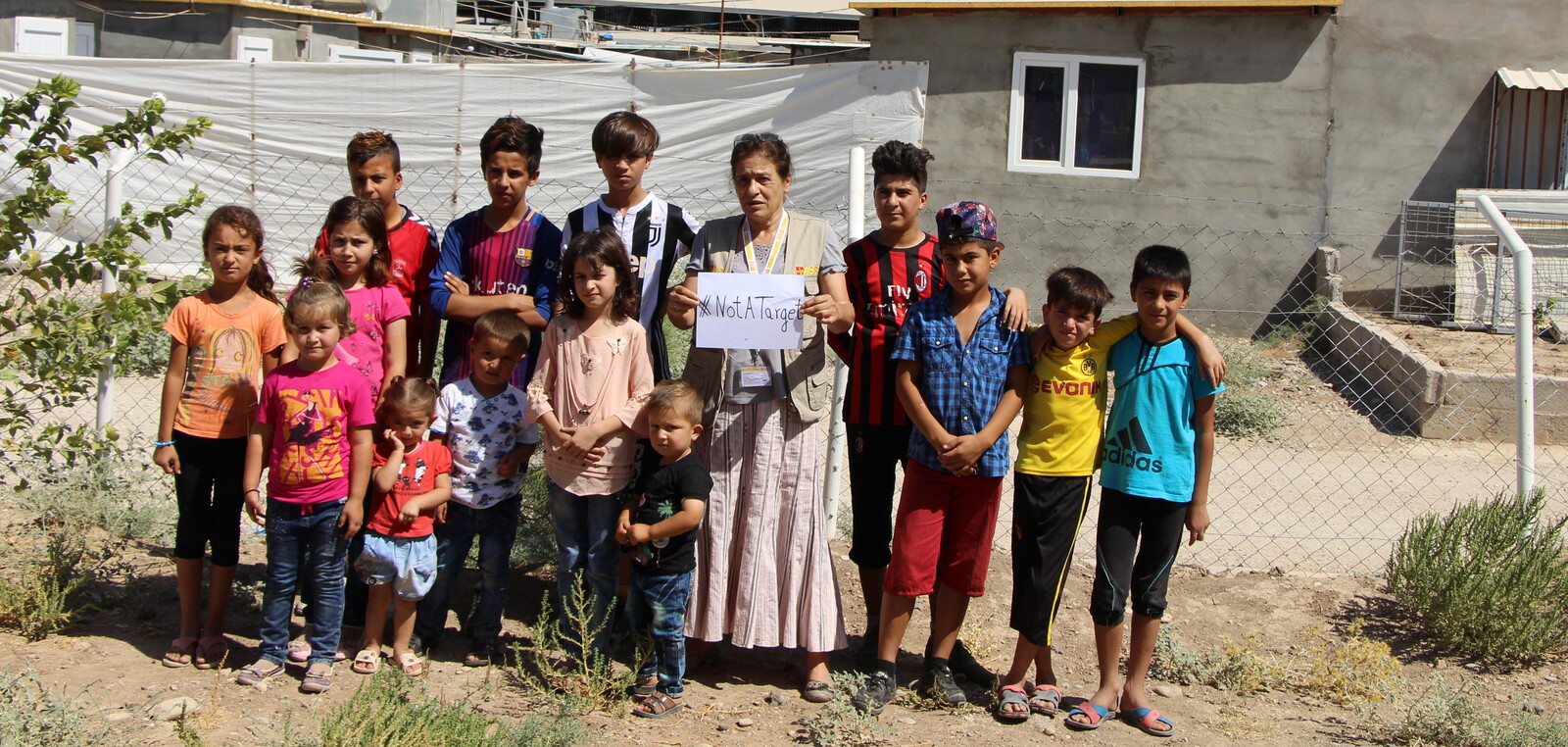 Helferin im Irak setzt ein Zeichen gegen Gewalt