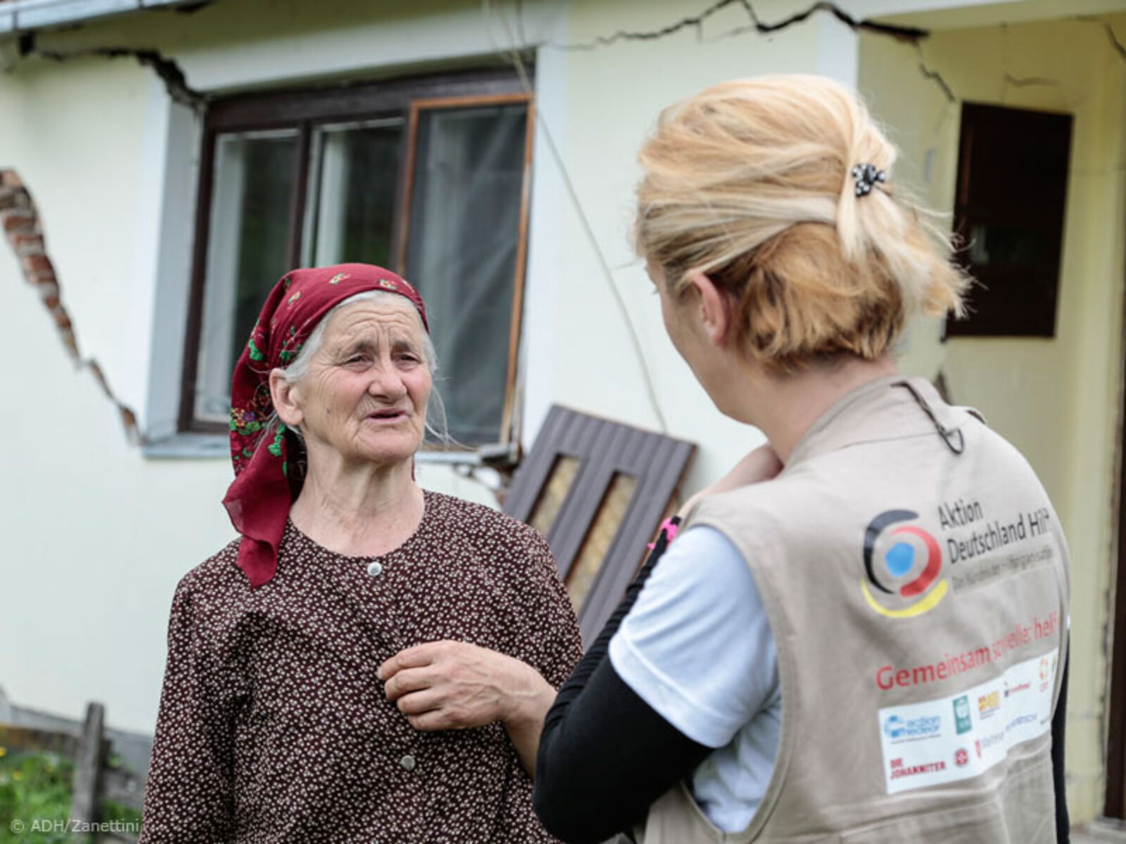 Kovilika Markovic war in ihrem Haus, als die Erdrutsche mit einem lauten Krachen losgingen