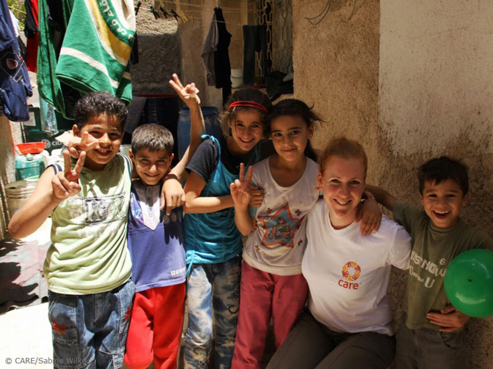 Sabine Wilke, Pressesprecherin von Care, ist nach Jordanien gereist