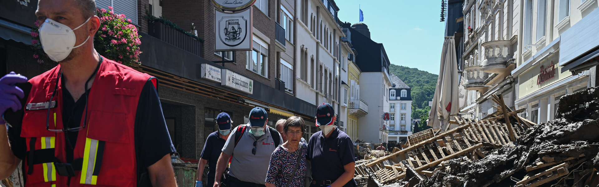 Hochwasserhilfe Johanniter Im Aktion Deutschland Hilft