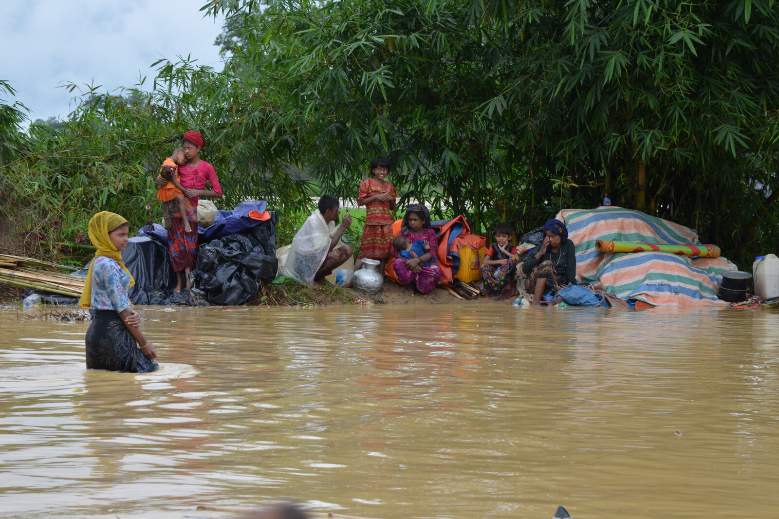 In Myanmar hat der starke Monsunregen für Überflutungen gesorgt