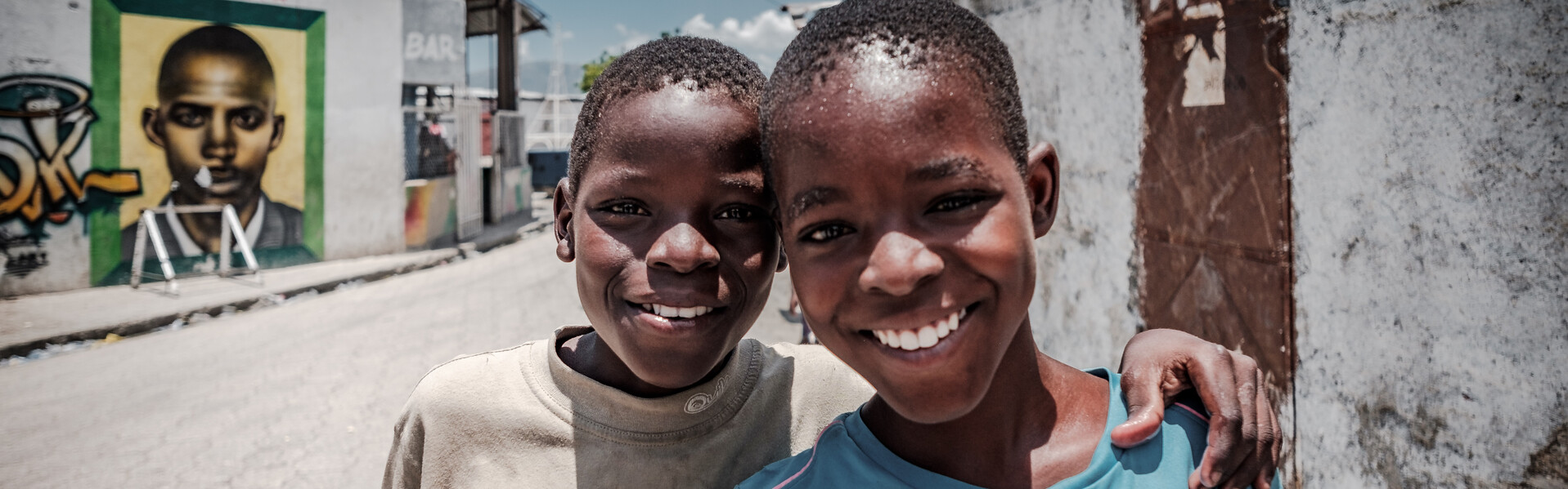 Zwei Kinder in Haiti Zwei Kinder in Haiti