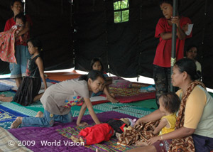 Erdbeben Indonesien: Kinderbetreunungszentrum