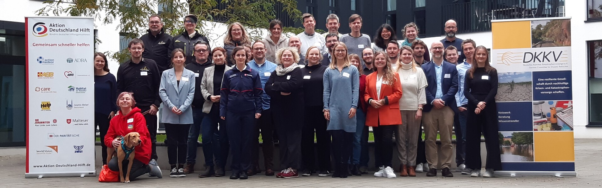 Gruppenfoto Teilnehmende des DKKV Events Gruppenfoto Teilnehmende des DKKV Events