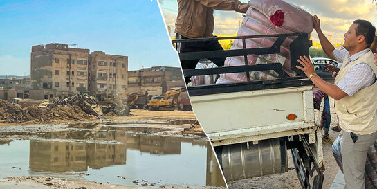 Flut Libyen - danke, dass Sie spenden! Flut Libyen - danke, dass Sie spenden!