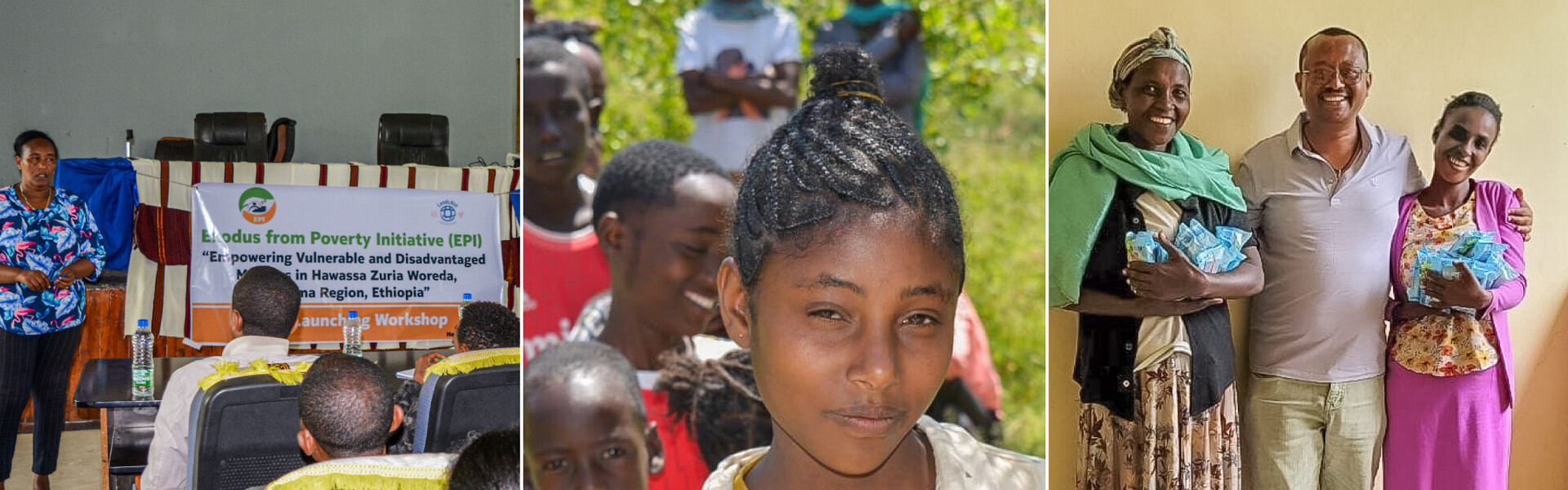 Eindrücke aus dem Empowerment Projekt für Mütter in Äthiopien, das von LandsAid und der Exodus from Poverty Initiative ins Leben gerufen wurde Eindrücke aus dem Empowerment Projekt für Mütter in Äthiopien, das von LandsAid und der Exodus from Poverty Initiative ins Leben gerufen wurde