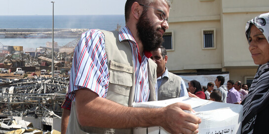 Explosion Beirut/Libanon: Unser Bündnis leistet Nothilfe Explosion Beirut/Libanon: Unser Bündnis leistet Nothilfe