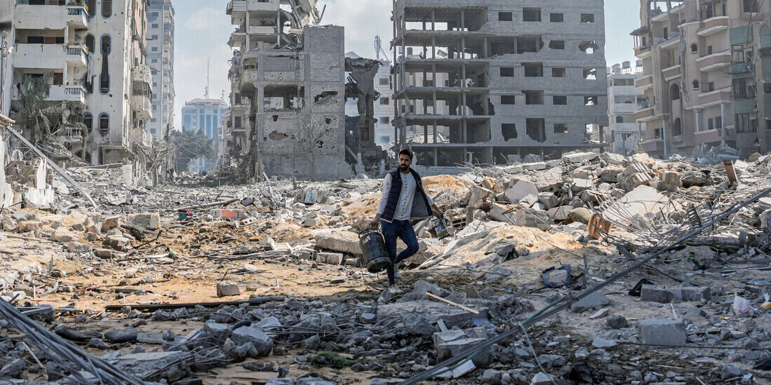 Zerstörung durch Krieg im Gazastreifen Zerstörung durch Krieg im Gazastreifen