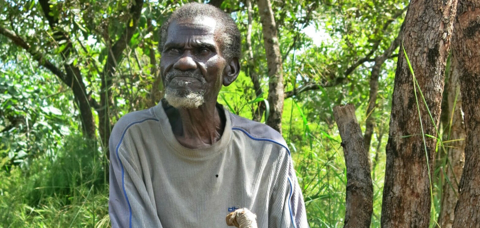Joel Roba, 71 Jahre alt, aus dem Südsudan Joel Roba, 71 Jahre alt, aus dem Südsudan