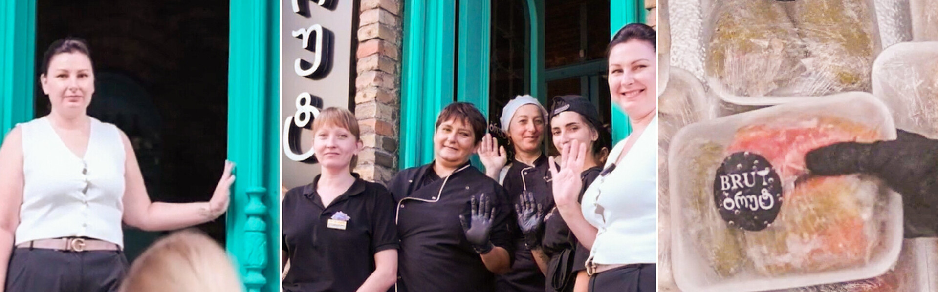 Verschiedene Einblicke in das ukrainische Restaurant von Alina Bolbat in Georgien Verschiedene Einblicke in das ukrainische Restaurant von Alina Bolbat in Georgien