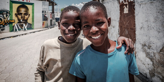 Zwei Kinder in Haiti Zwei Kinder in Haiti