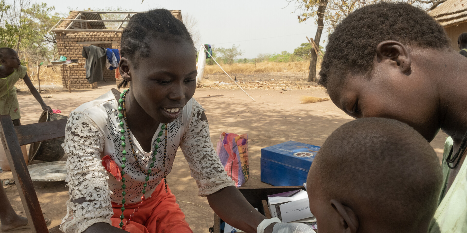 Teresa bei ihrer Arbeit Teresa bei ihrer Arbeit
