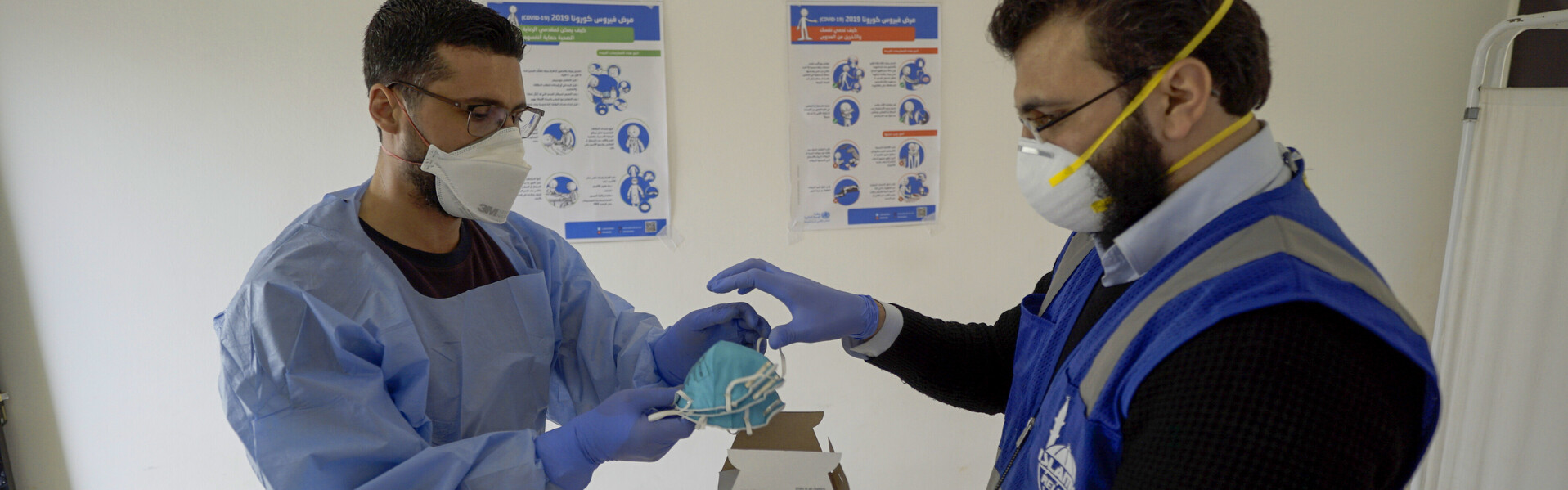 Islamic Relief bringt Hygienesets und Schutzmasken in Risikogebiete wie Syrien Islamic Relief bringt Hygienesets und Schutzmasken in Risikogebiete wie Syrien