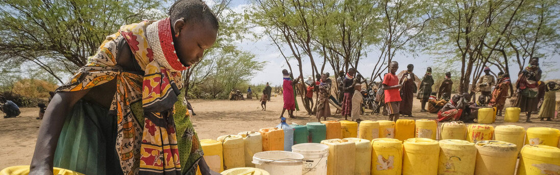 Water supply point in Kenya – aid project by Johanniter Unfallhilfe Water supply point in Kenya – aid project by Johanniter Unfallhilfe