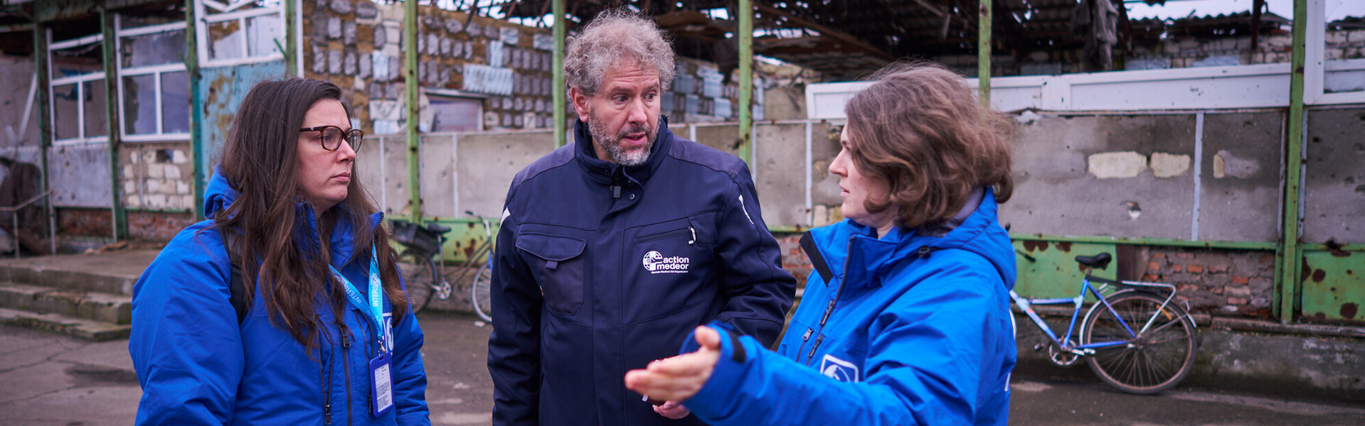 Markus Bremers besucht die Partnerorganisation von action medeor in der Ukraine Markus Bremers besucht die Partnerorganisation von action medeor in der Ukraine