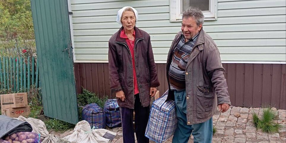 Das Ehepaar Mykolas in der Ukraine Das Ehepaar Mykolas in der Ukraine