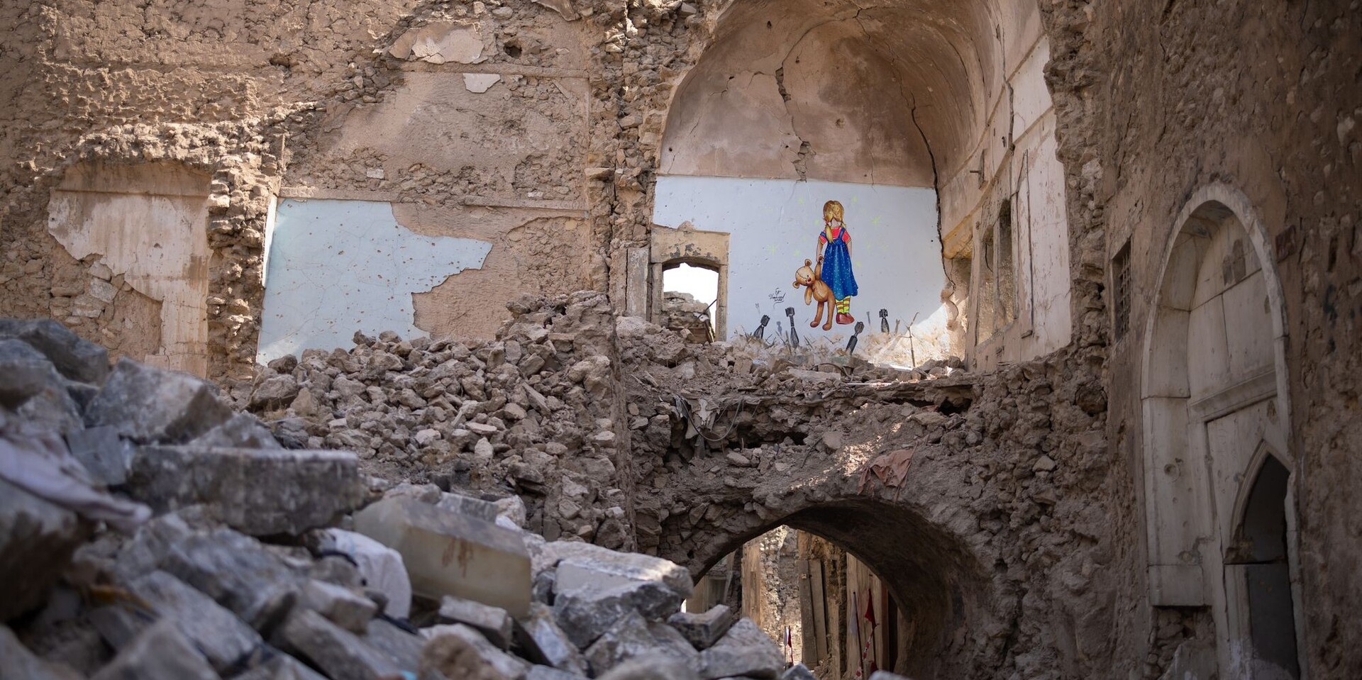 Bild aus Mossul (Irak): Streubomben sind auf Jahrzehnte gefährlich für die Zivilbevölkerung Bild aus Mossul (Irak): Streubomben sind auf Jahrzehnte gefährlich für die Zivilbevölkerung