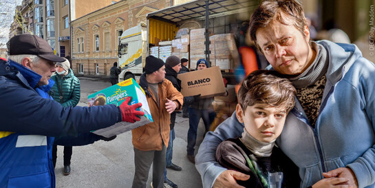 Die Menschen in und aus der Ukraine sind weiter auf humanitäre Hilfe angewiesen Die Menschen in und aus der Ukraine sind weiter auf humanitäre Hilfe angewiesen
