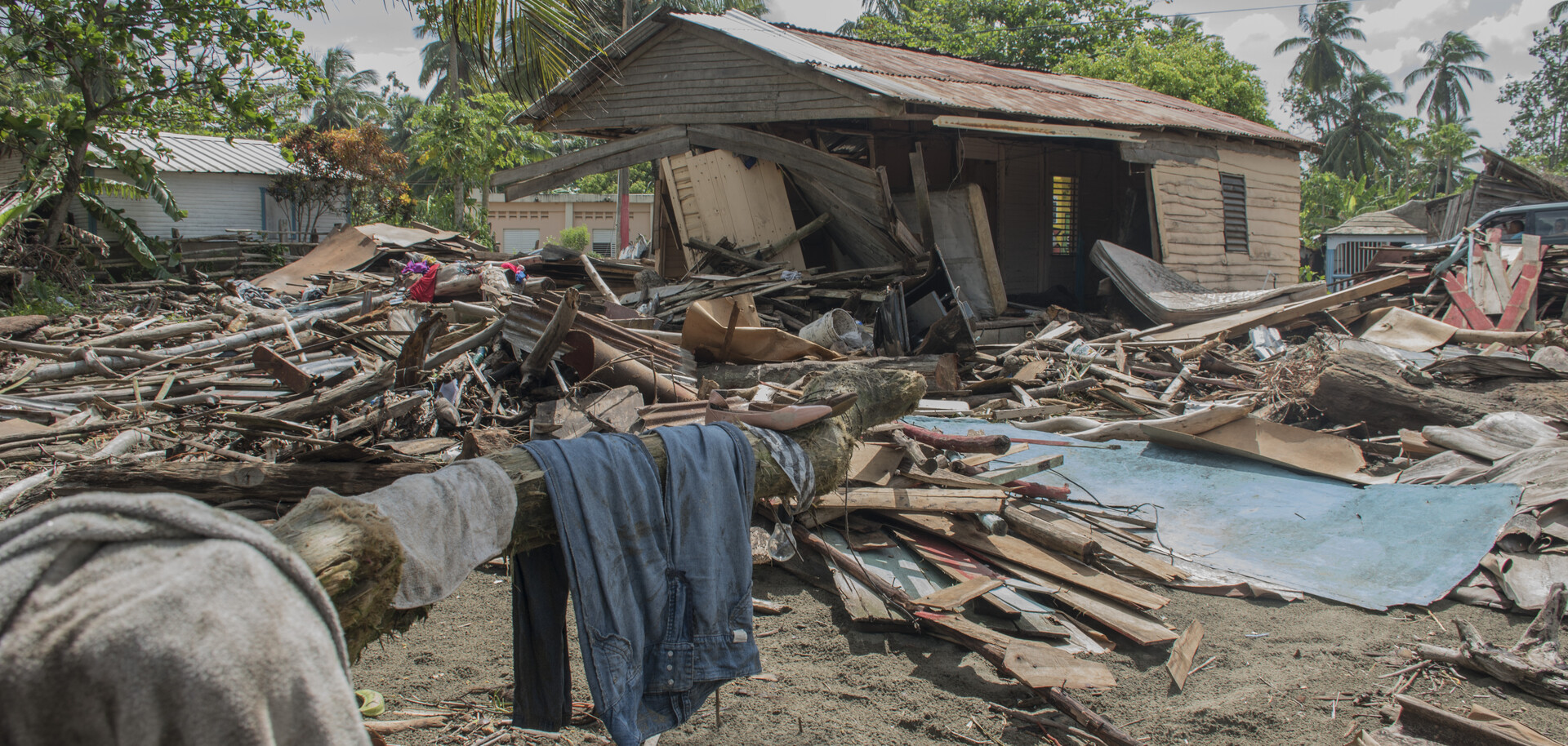 Ein Bild der Verwüstung hat Hurrikan Irma auf vielen karibischen Inseln, wie hier in der Dominikanischen Republik, hinterlassen. Ein Bild der Verwüstung hat Hurrikan Irma auf vielen karibischen Inseln, wie hier in der Dominikanischen Republik, hinterlassen.