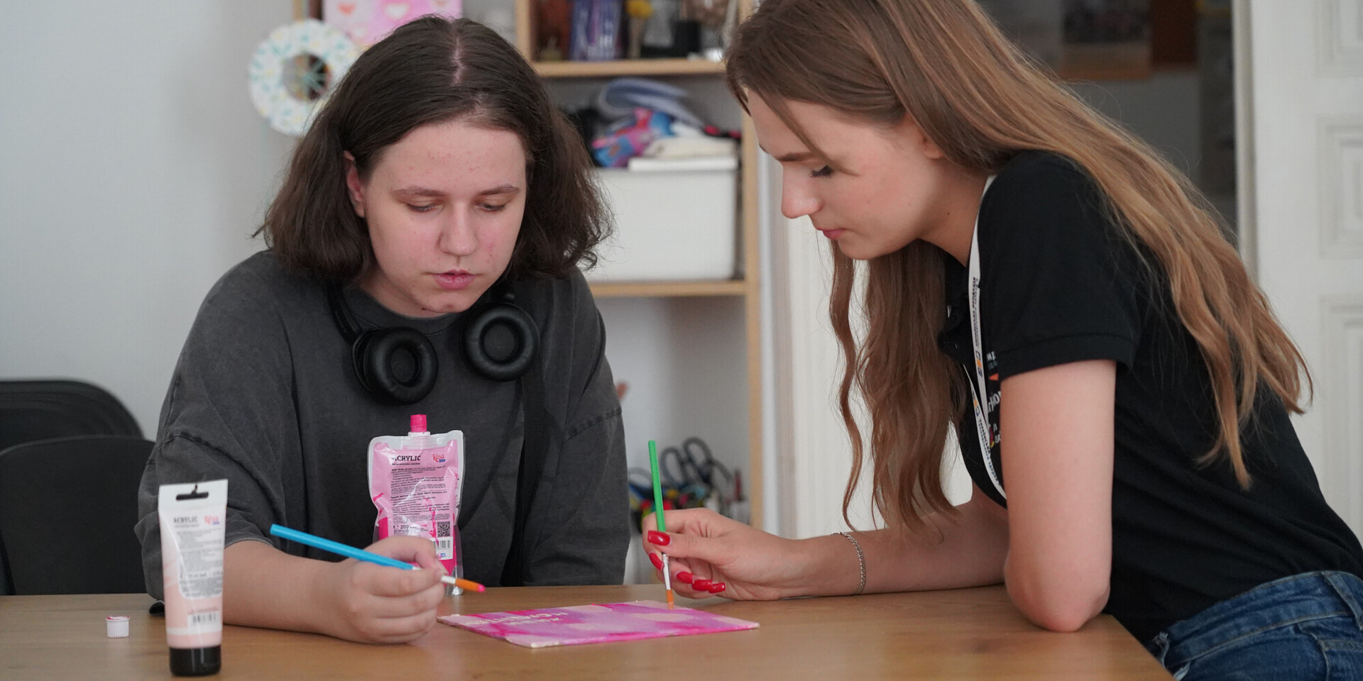 Eva im Tageszentrum von World Vision Eva im Tageszentrum von World Vision