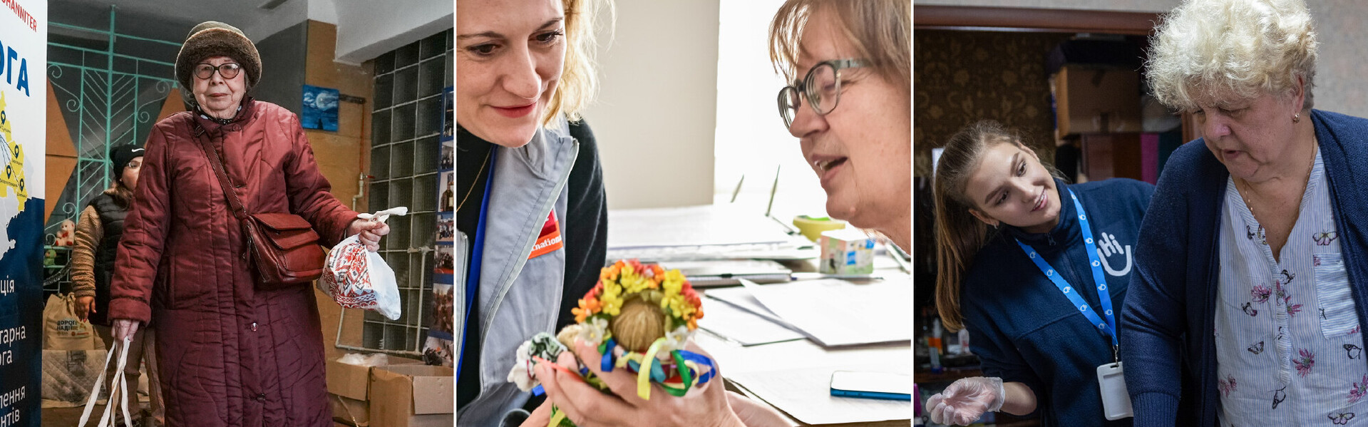 Menschen in der Ukraine erhalten Hilfe von unseren Bündnisorganisationen Menschen in der Ukraine erhalten Hilfe von unseren Bündnisorganisationen