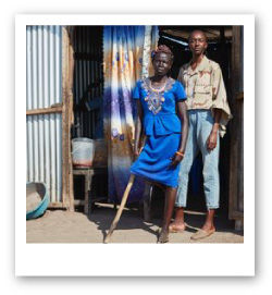 Polaroid mit Anett und ihrem Mann Polaroid mit Anett und ihrem Mann