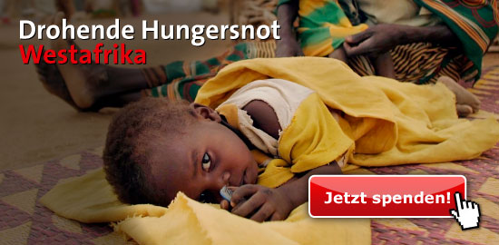 Drohende Hungersnot Westafrika: Jetzt spenden!