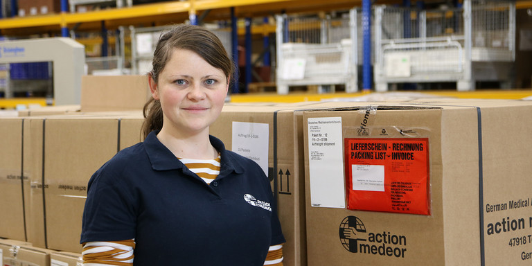 Mareike Illing, Mitarbeiterin von action medeor Mareike Illing, Mitarbeiterin von action medeor