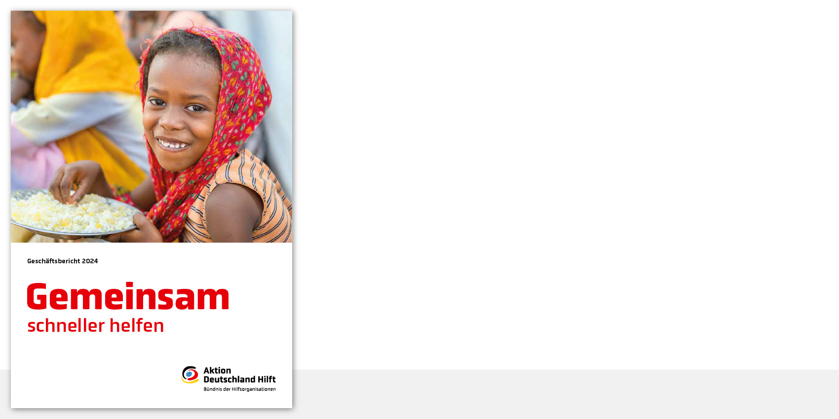Geschäftsbericht Aktion Deutschland Hilft 2025 Geschäftsbericht Aktion Deutschland Hilft 2025